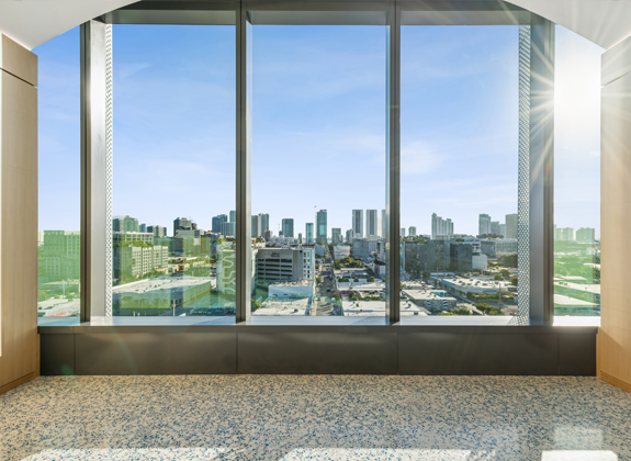 MIAX Sapphire Trading Floor Window Views