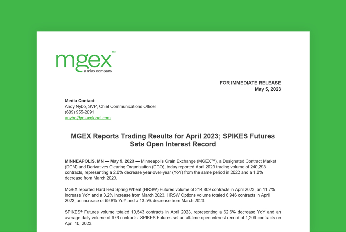 MIAX press release