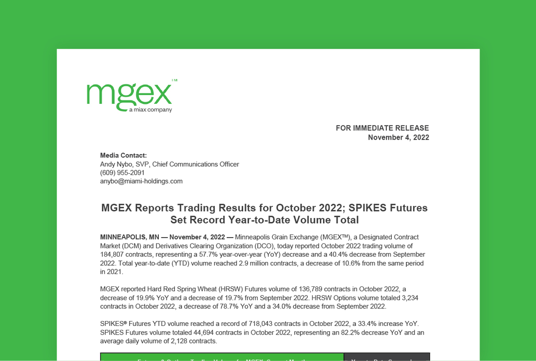 MIAX press release